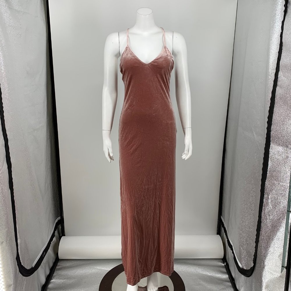 NEW NBD In The Deep Maxi Dress Pink Small E81 - Picture 4 of 9